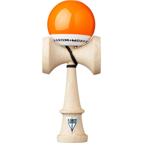 Kendama KROM POP LOL lesklá Oranžová