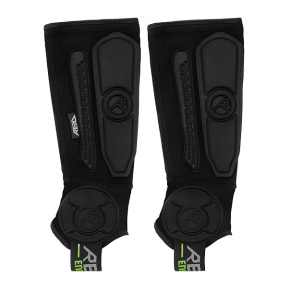 REKD Energy Covert Shin and Ankle Impact Guards - Black - Short Large/X Large