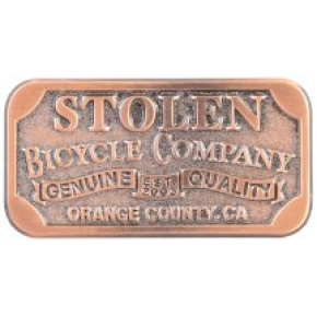 Stolen Badge (Small Crest Rose Gold|Flat)