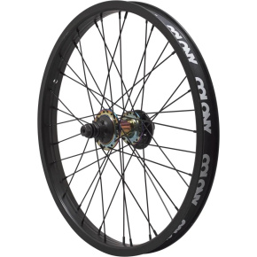 Colony Pintour 20" Female Cassette BMX Rear Wheel (Black/Rainbow|Right hand drive)