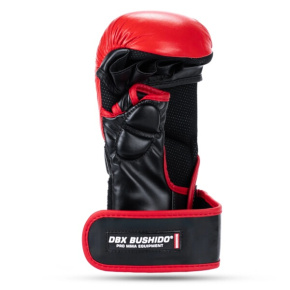 Prémiové MMA rukavice DBX BUSHIDO Warrior červené