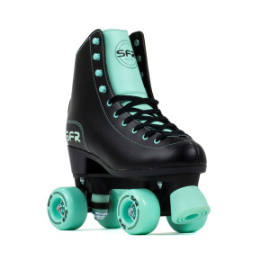 SFR Figure Children's Quad Skates - Black / Mint - UK:5J EU:38 US:M6L7