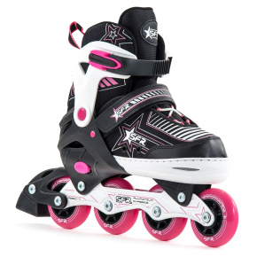 SFR Pulsar Adjustable Children's Inline Skates - Pink - UK:8J-11J EU:25.5-29 US:M9J-12J