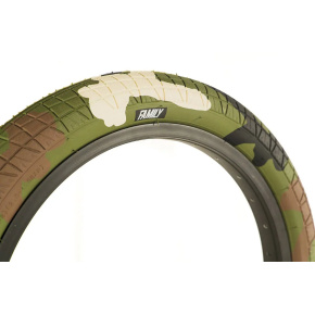 Family 16" BMX Plášť (2.125" | Green Camo Tread)