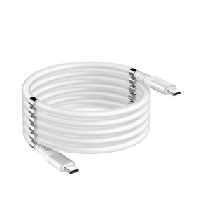 Magnetický samonavíjecí USB nabíjecí kabel (Type-C to Type-C)(90cm)