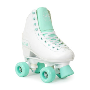 SFR Figure Adults Quad Skates - White / Green - UK:6A EU:39.5 US:M7L8