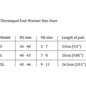 Thermopad Ohřívač nohou (XL)