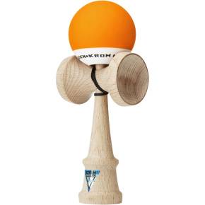 Kendama KROM Pop Rubber matná Oranžová