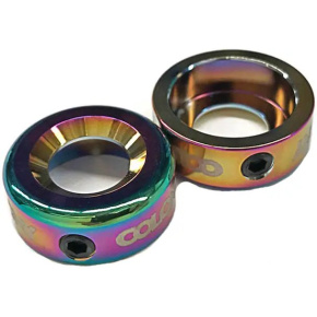 Colony Konka Bar Ends (Rainbow Anodise)